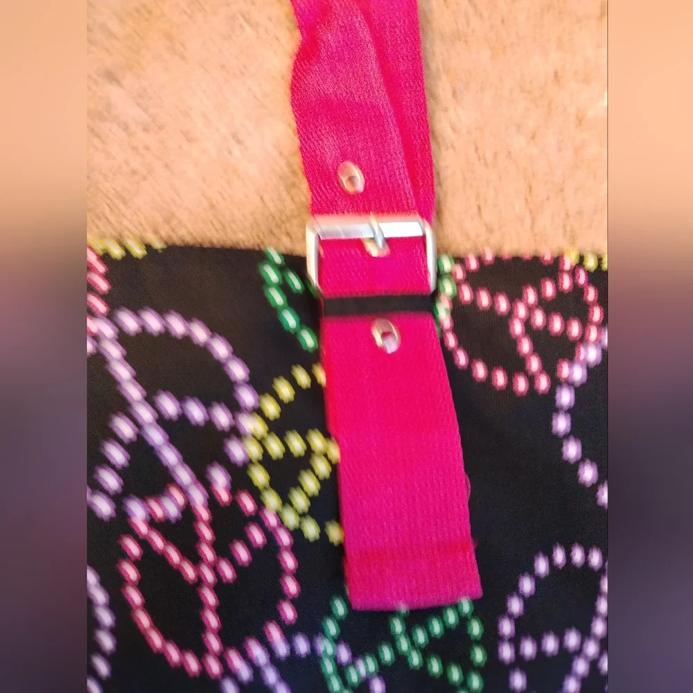 Peace Sign Multicolor Tote - Picture 5 of 7